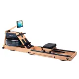 Top Sport WP5000 vannromaskin i lyst bøketre med doble skinner, vanntank foran og nettbrett på arm